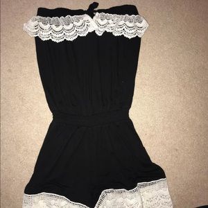 Cute black romper